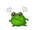  frog and flies  animation