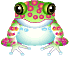  red spotter frog animation