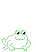 frog jumping  animation