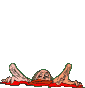 gory man  animation