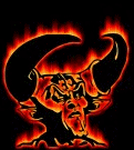  devil and fire animation