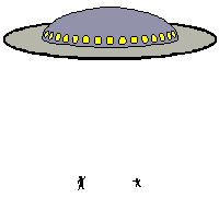 space ship ufo animation