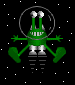 green alien animation