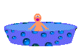  baby in water animation