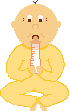  baby with bottle animation