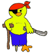chick pirate  animations