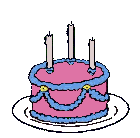 Pink and Blue Cake  animation
