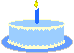 Blue Cake  animation