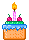  Cup Birthday Cake  animation