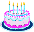 Birthday Cake  animation