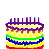 Birthday Cake  animation