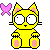  yellow cat animation