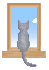   cat at the window animation
