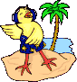 chick on an island animation