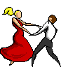  couple dancing animation