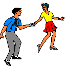  rock and roll dancers animation