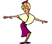 lady dancing  animation
