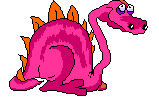 pink dragon  animations