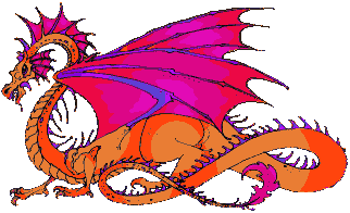 purple changing dragon  animation