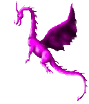 pink dragon  animation