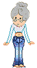  older lady wiggling animation
