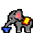elephant showering animation