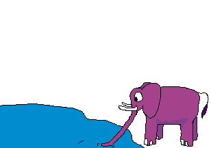 elephant blowing bubbles animation