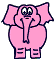 elephant pink animation