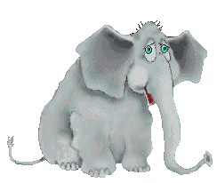 blinking elephant  animation