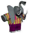 elephant trumpeting  animation