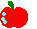  apple and caterpillar  animation