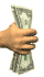 money in hand   animation