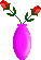 vase of flowers  animation