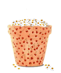 bin of daisies  animation