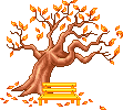 autumn tree  animation