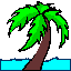 palm tree  animation