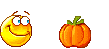 carving a pumpkin  animation