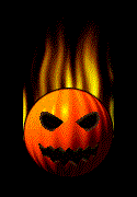  pumpkin on fire  animation