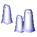 three ghosts  animation