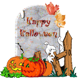  pumpkin halloween grave stone  animation