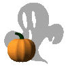 ghost and pumpkin   animation