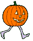 walking pumpkin   animation