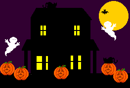 halloween haunted house  animation
