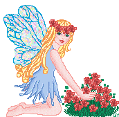  fairy picking flowers animations