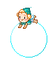 elf on a bubble animations