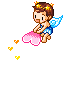  fairy with hearts animations