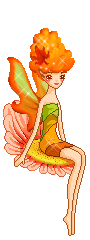  fairy with orange hair animations